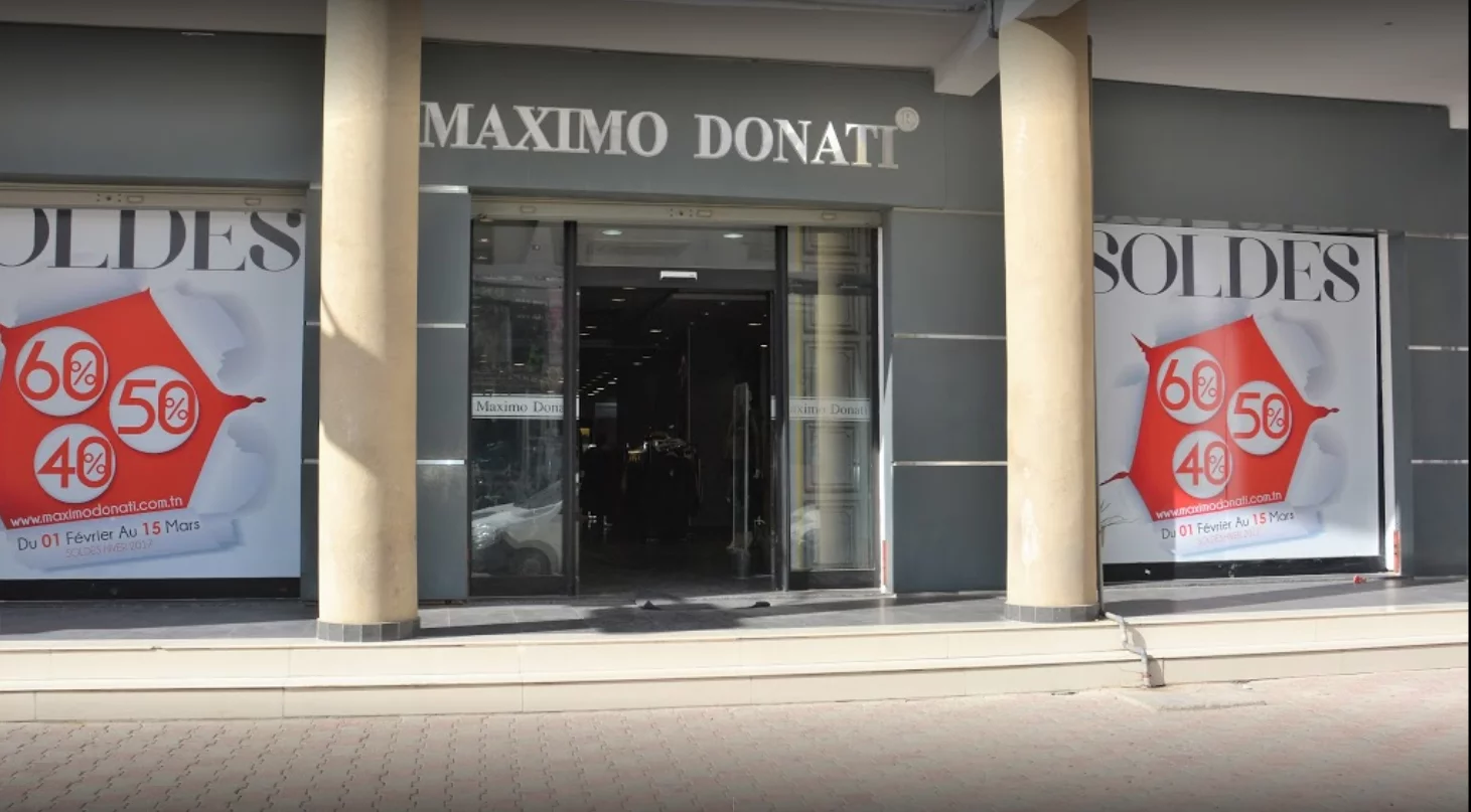 BOUTIQUE DE VÊTEMENTS MAXIMO DONATI - SAHLOUL SOUSSE