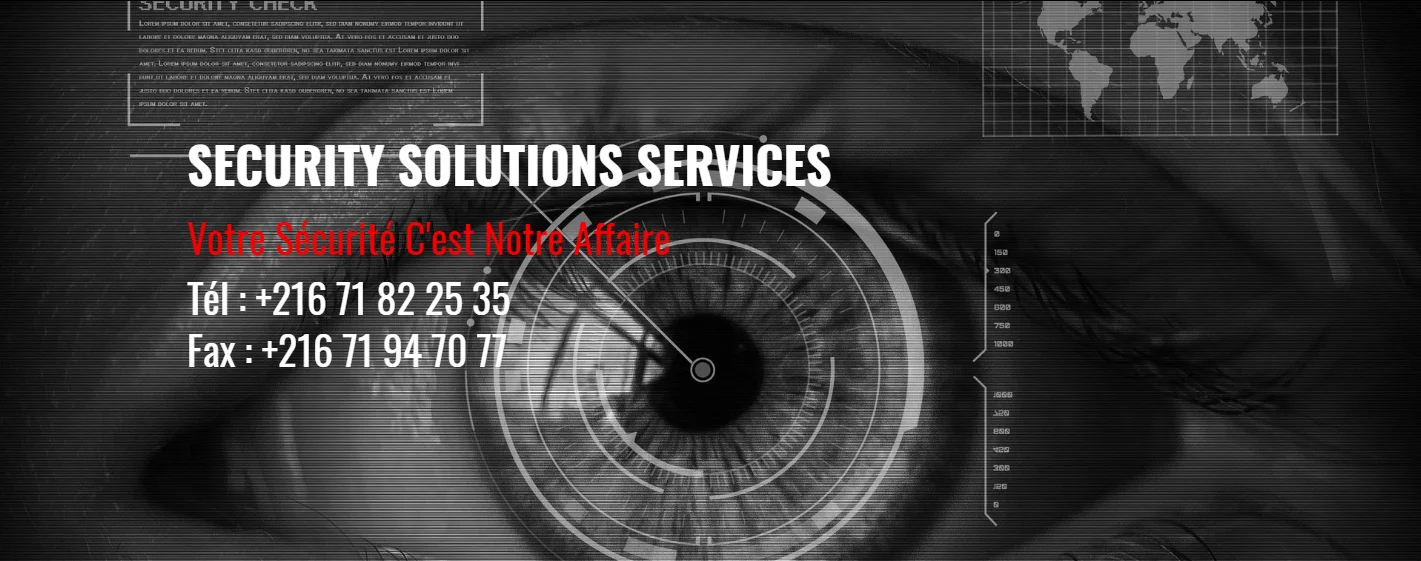 3S - SECURITY SOLUTIONS SERVICES - SECURITE - CENTRE URBAIN TUNIS