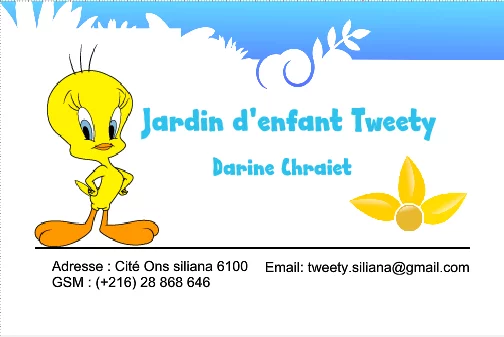 JARDIN D'ENFANTS TWEETY - SILIANA