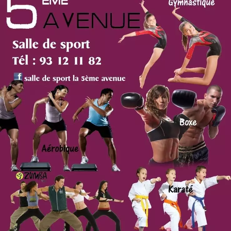 SALLE DE SPORT LA 5 EME AVENUE - TUNIS