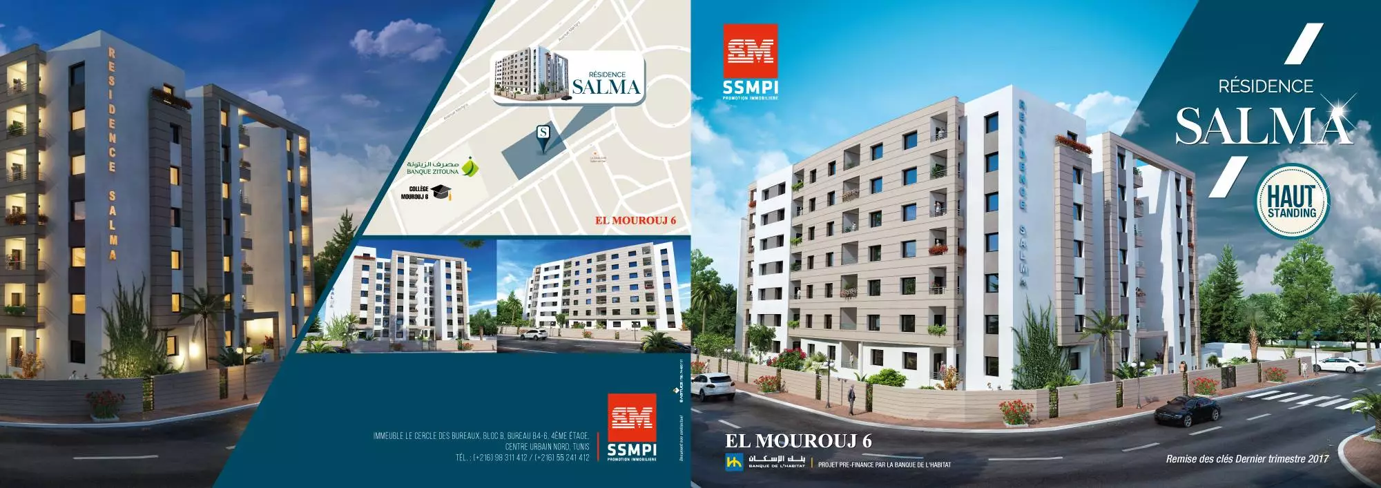 SOCIETE SOFIAN ET MALEK DE PROMOTION IMMOBILIERE - SSMPI - CENTRE URBAIN NORD TUNIS