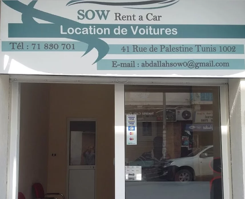 SOW RENT A CAR - AGENCE DE LOCATION DE VOITURES - TUNIS