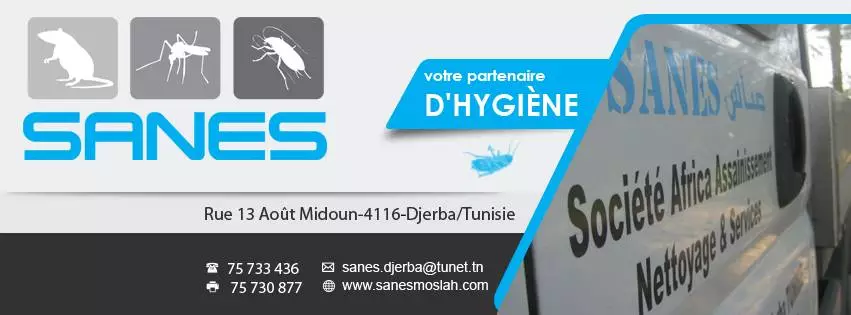 SANES - SOCIETE AFRICA ASSAINISSEMENT NETTOYAGE ET SERVICE - SANES - DJERBA MEDENINE