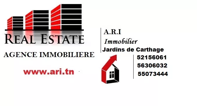 ARI IMMOBILIER - JARDINS DE CARTHAGE TUNIS